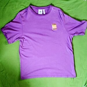 Adidas Adiplore Medium Size Purple Tee Shirt FR0590